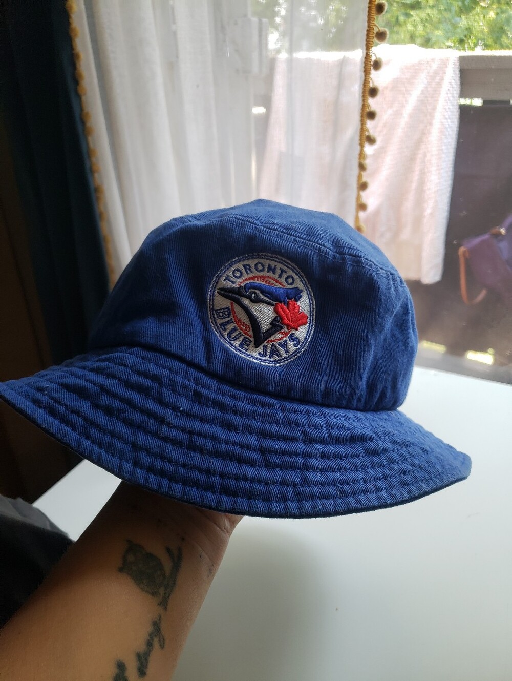 Toronto Blue Jays Blue Bucket Hat - Embroidered Logo 10/12
